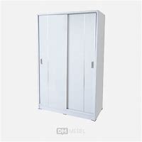 Lemari Sliding 2 Pintu Aluminium